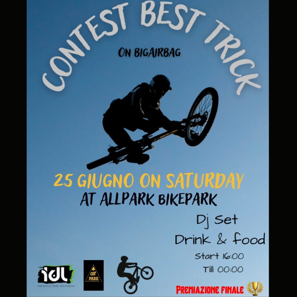 contest trick  mtb, salti mountain bike, freelstyle mountain bike, bike park roma